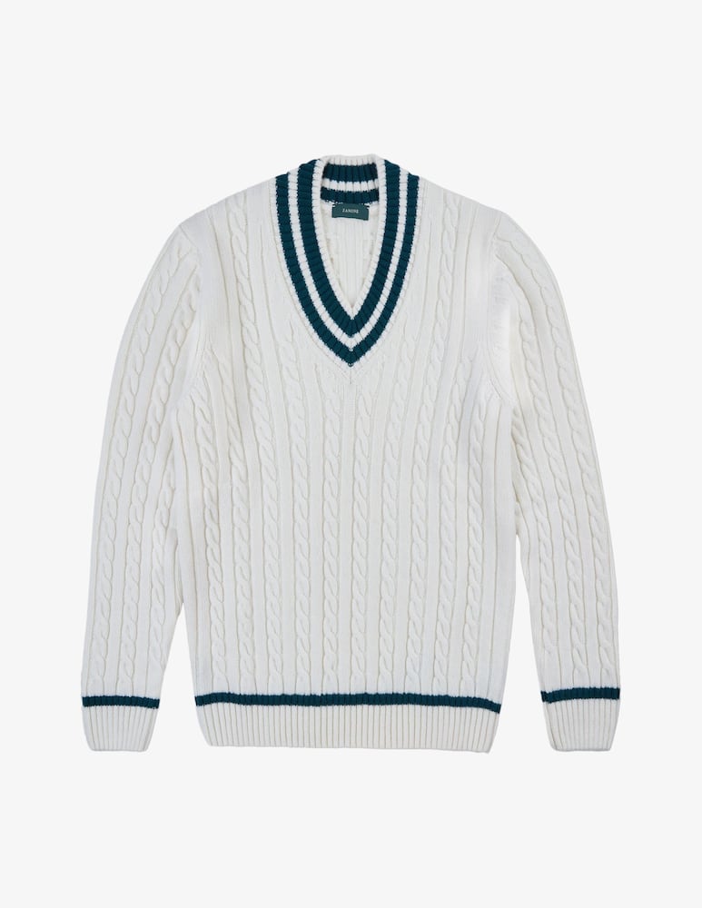 rinascente Slowear Maglione Geelong in lana con scollo a V Zanone