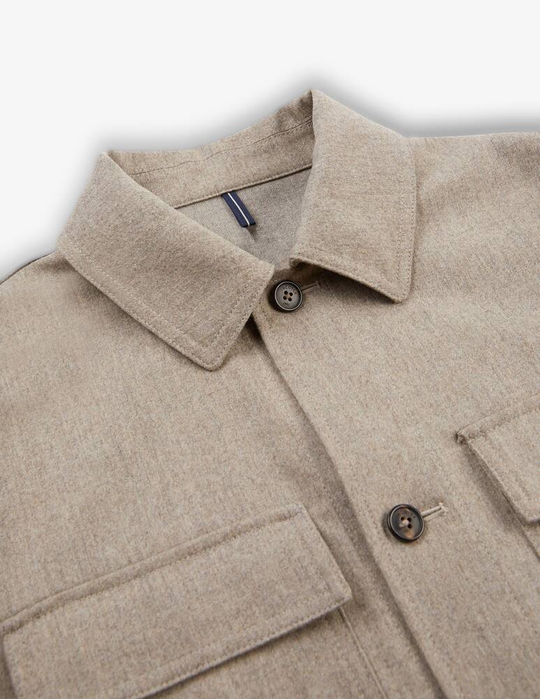 rinascente Slowear Overshirt in flanella di lana e cashmere Incotex