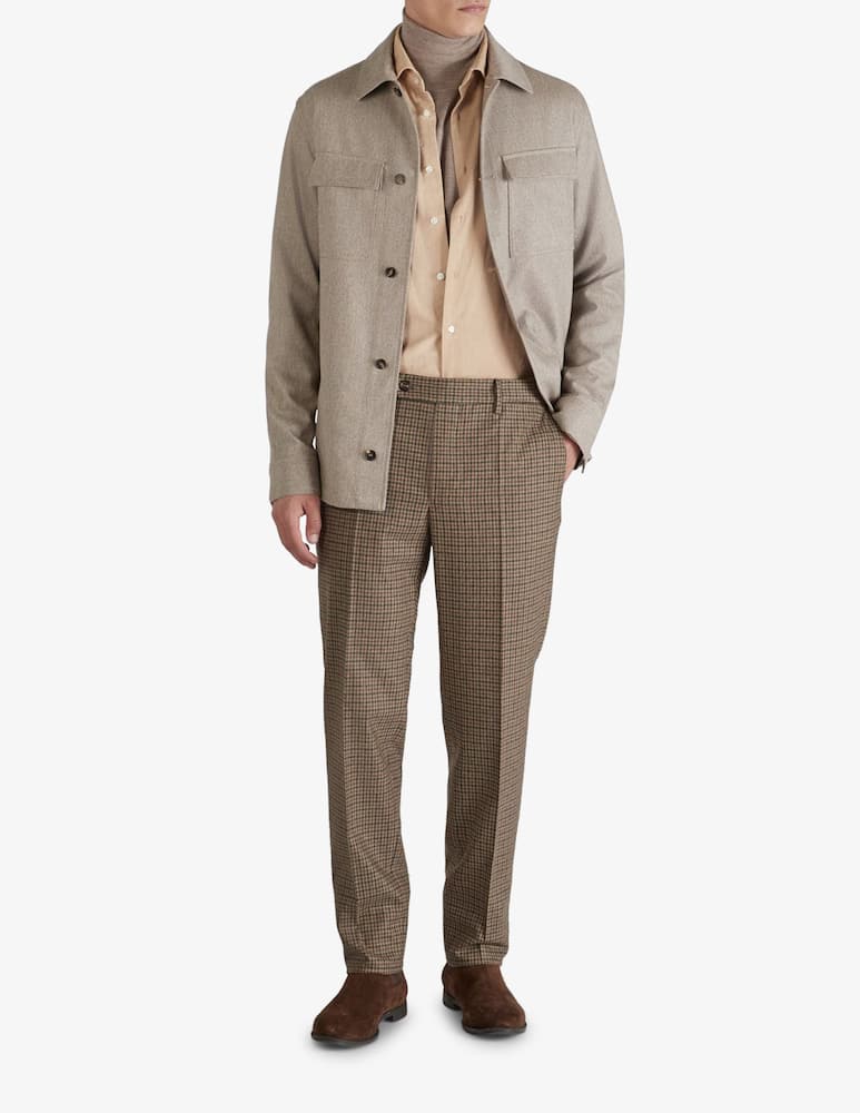 rinascente Slowear Overshirt in flanella di lana e cashmere Incotex