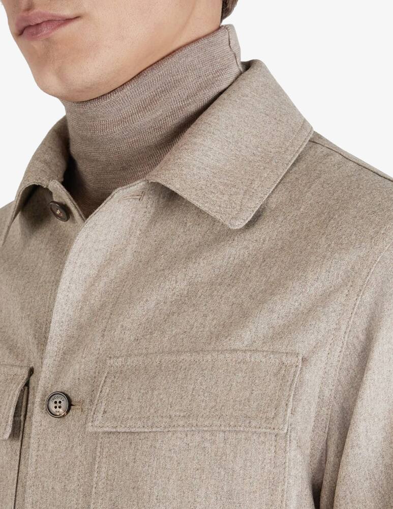 rinascente Slowear Overshirt in flanella di lana e cashmere Incotex