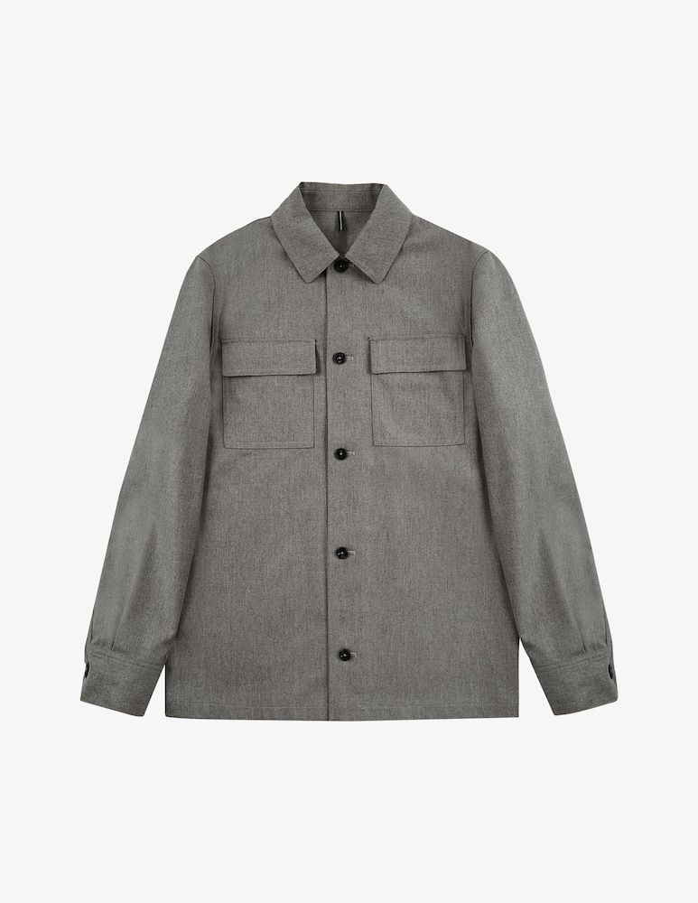 rinascente Slowear Overshirt in flanella di lana e cashmere Incotex