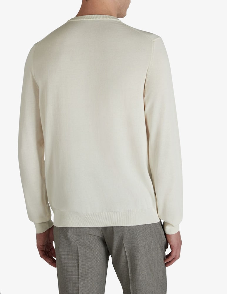 rinascente Slowear Maglia girocollo in crêpe di cotone slim fit