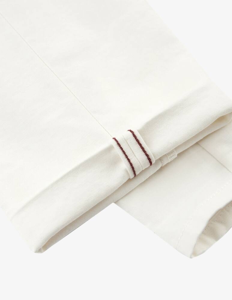 rinascente Slowear Tapered fit summer satin trousers Incotex