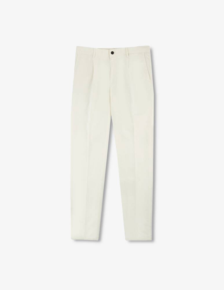 rinascente Slowear Tapered fit summer satin trousers Incotex