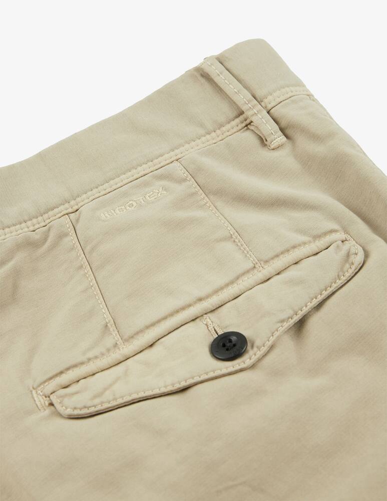 Slowear INCOTEX - Tapered fit summer satin trousers - picture 5 Slowear INCOTEX - Tapered fit summer satin trousers - picture 5