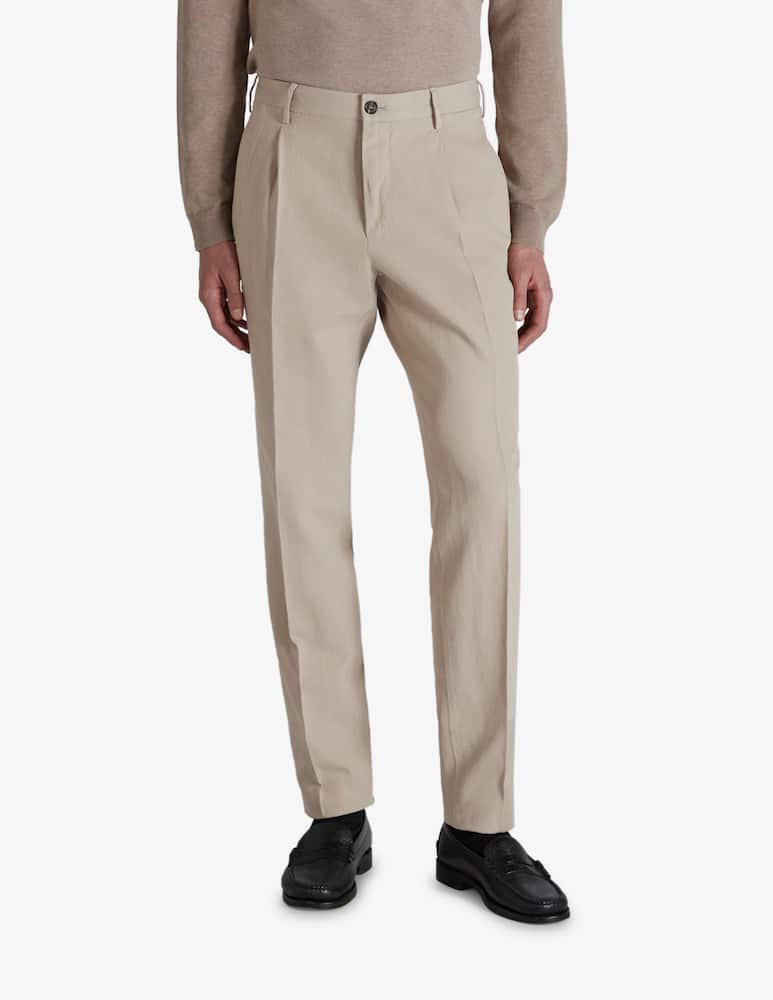 Slowear Tapered-fit Chinolino ice crêpe trousers - picture 1 Slowear Tapered-fit Chinolino ice crêpe trousers - picture 1