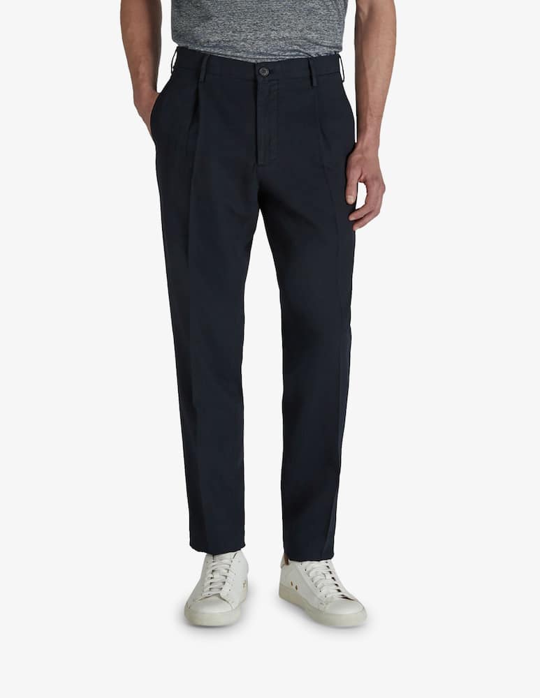 rinascente Slowear Tapered-fit Chinolino ice crêpe trousers