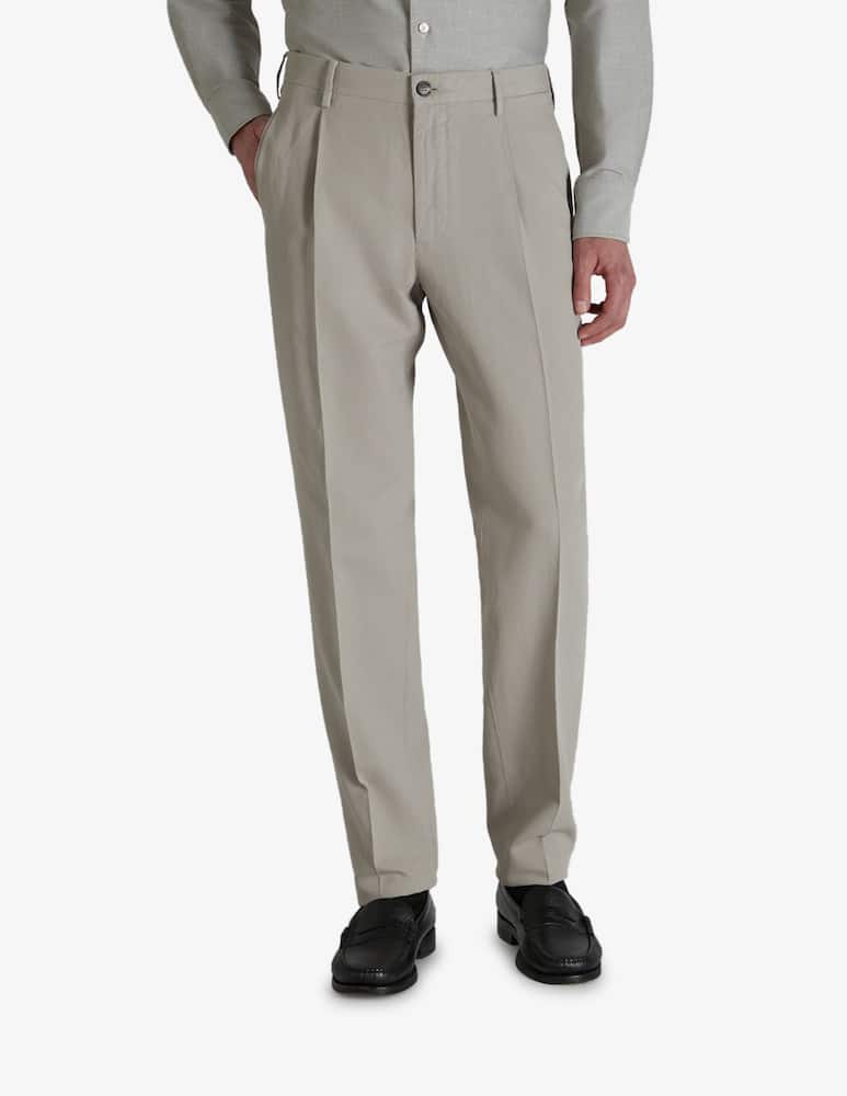 rinascente Slowear Tapered-fit Chinolino ice crêpe trousers