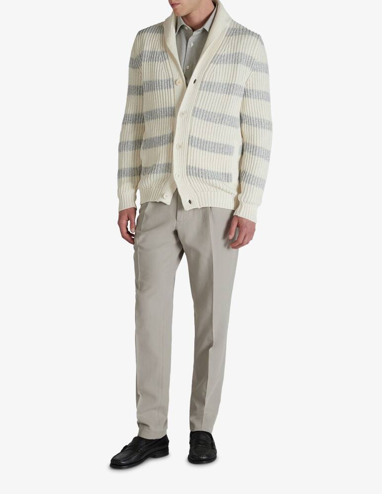 rinascente Slowear Tapered-fit Chinolino ice crêpe trousers