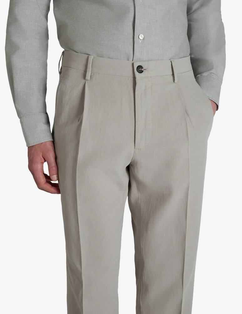 rinascente Slowear Tapered-fit Chinolino ice crêpe trousers