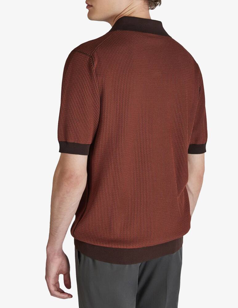 rinascente Slowear Polo slim fit in crêpe di cotone