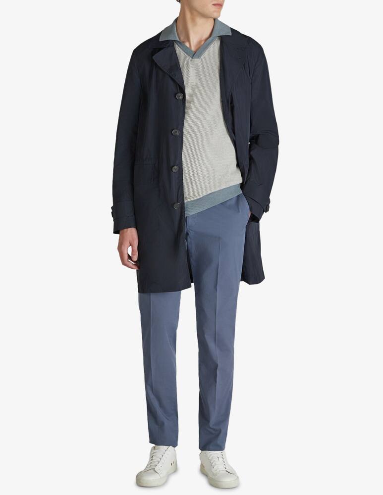 rinascente Slowear Slim-fit cotton crêpe polo shirt