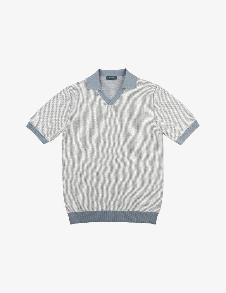 rinascente Slowear Slim-fit cotton crêpe polo shirt