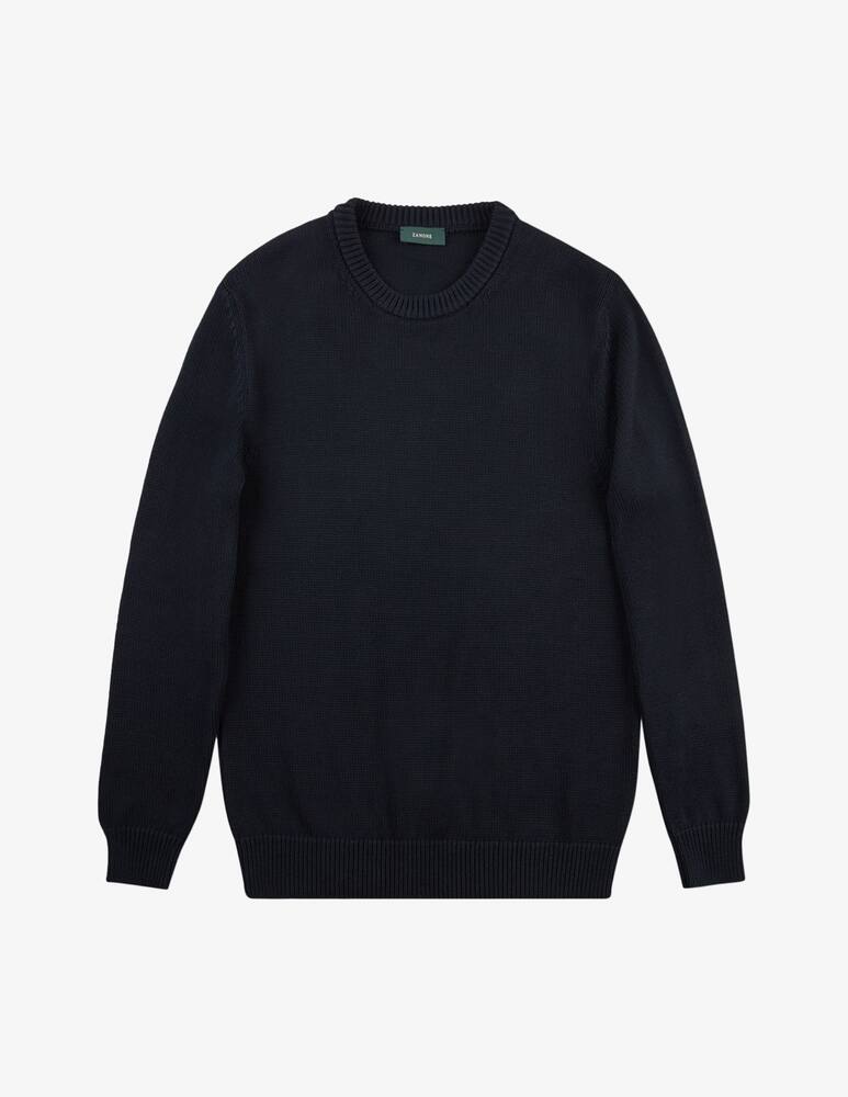 Slowear Slim-fit cotton crewneck jumper - picture 5 Slowear Slim-fit cotton crewneck jumper - picture 5