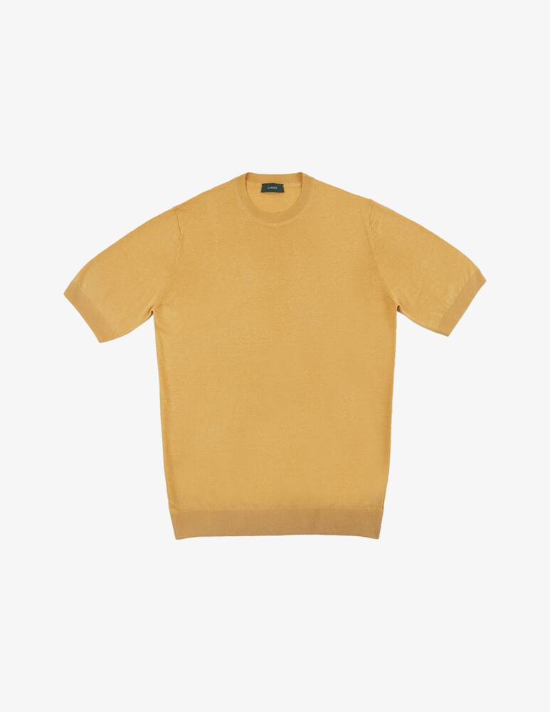 rinascente Slowear T-shirt slim fit in cotone e lino