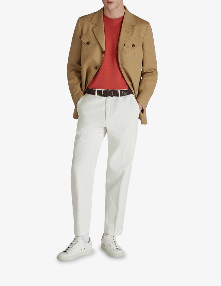 rinascente Slowear Slim-fit Cotton and linen T-shirt