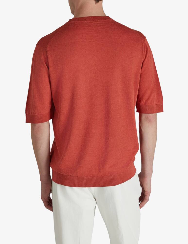 rinascente Slowear Slim-fit Cotton and linen T-shirt