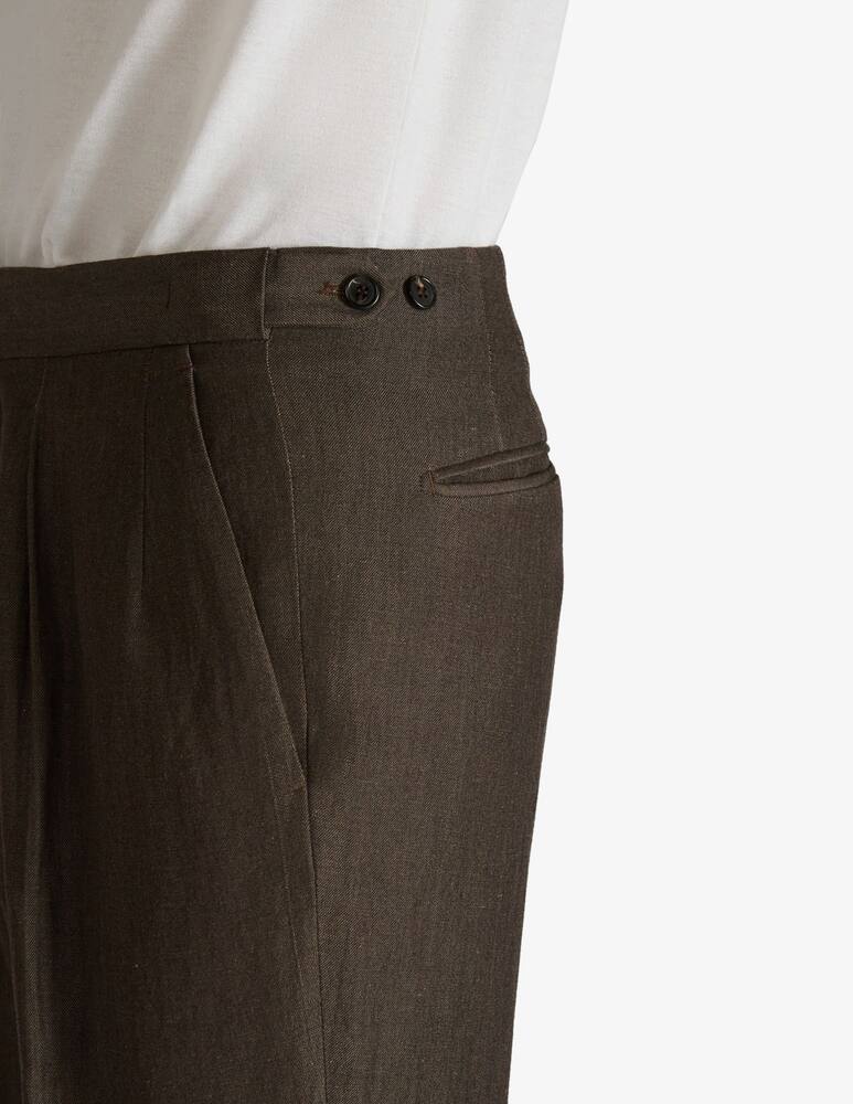 rinascente Slowear Pantaloni affusolati in lino, lana e seta Incotex