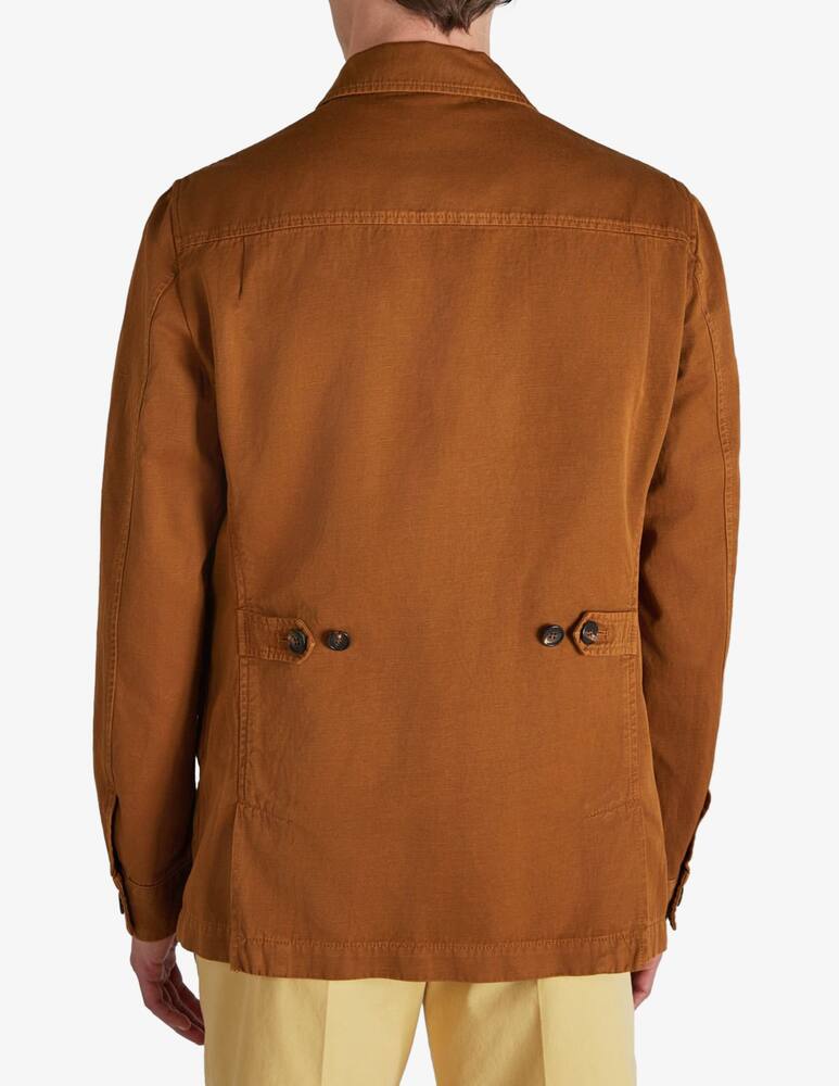 rinascente Slowear Giacca safari in cotone e lino Incotex