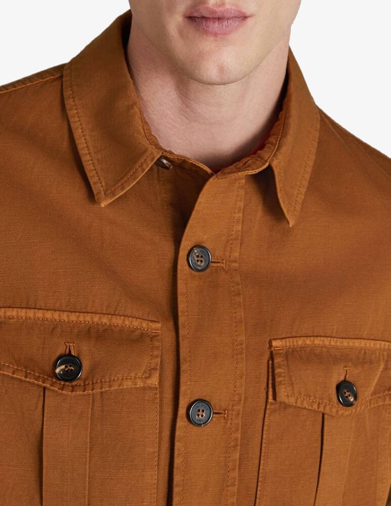 rinascente Slowear Giacca safari in cotone e lino Incotex