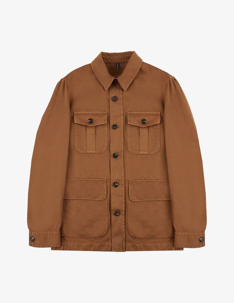 rinascente Slowear Giacca safari in cotone e lino Incotex