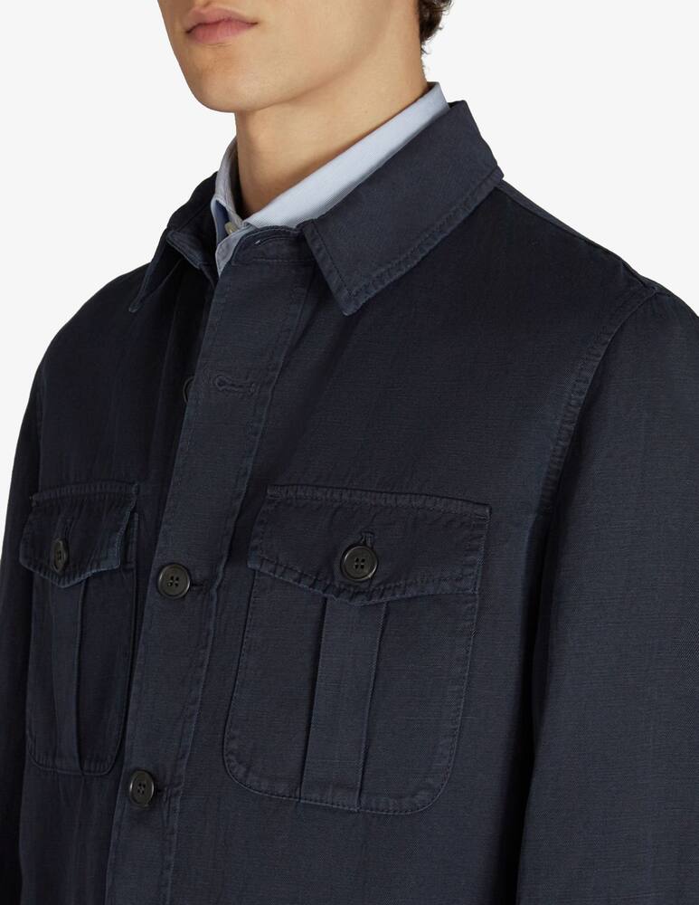 rinascente Slowear Cotton and linen safari jacket Incotex