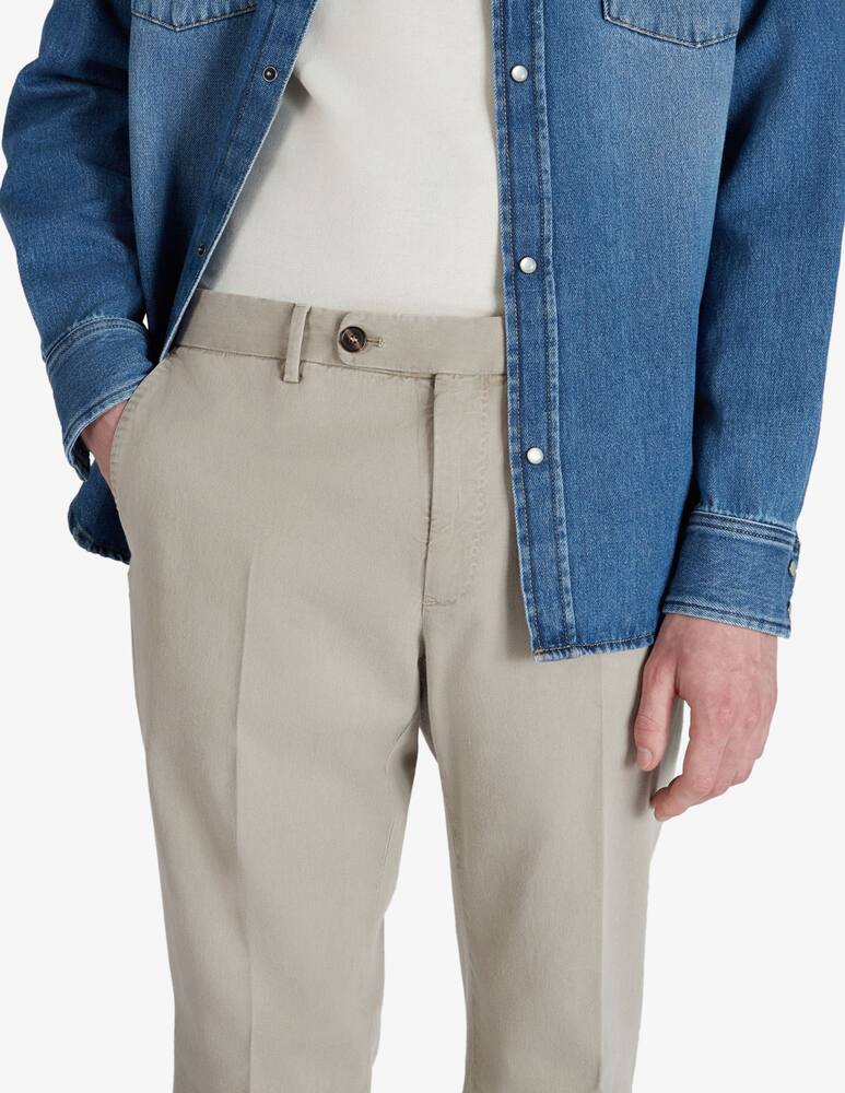 rinascente Slowear Tapered-fit cotton trousers Incotex