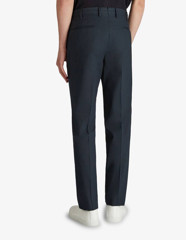 rinascente Slowear Slim-fit summer poplin trousers Incotex