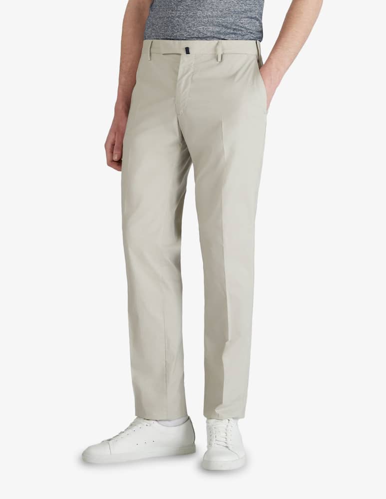rinascente Slowear Pantaloni slim fit estivi in ​​popeline Incotex