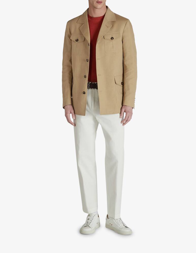 rinascente Slowear Cotton and linen canvas sports jacket Incotex