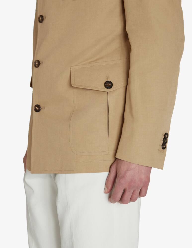 rinascente Slowear Cotton and linen canvas sports jacket Incotex