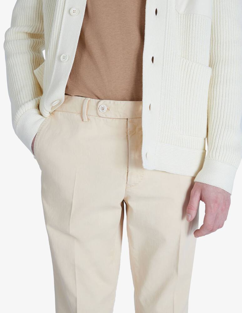 rinascente Slowear Tapered-fit cotton trousers Incotex