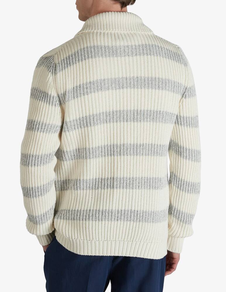 rinascente Slowear Slim-fit mouliné cotton cardigan