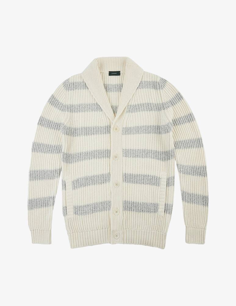rinascente Slowear Slim-fit mouliné cotton cardigan