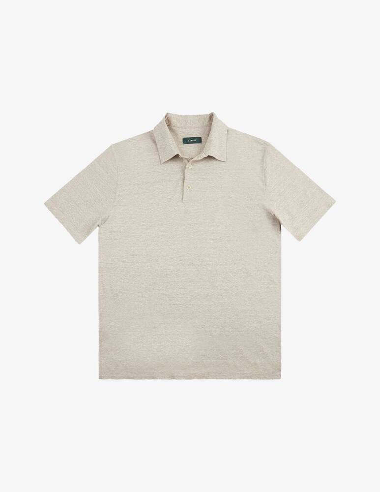 rinascente Slowear Polo slim fit in jersey di lino e cotone