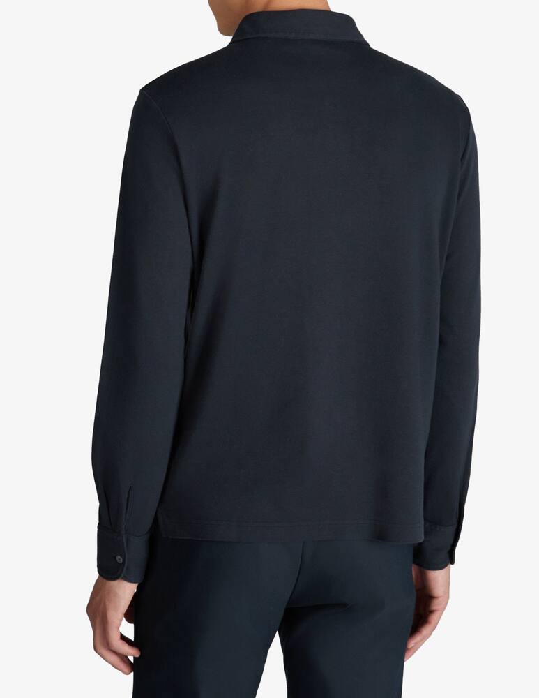 Slowear Slim fit interlock polo - picture 3