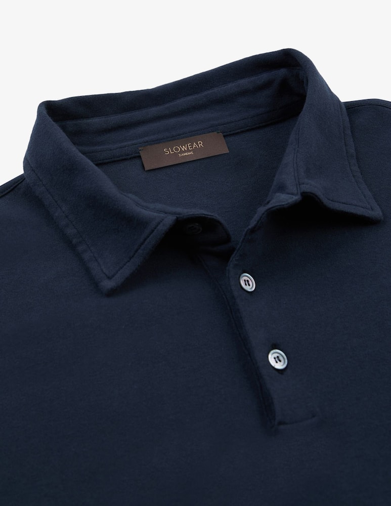 Slowear Slim fit interlock polo - picture 5