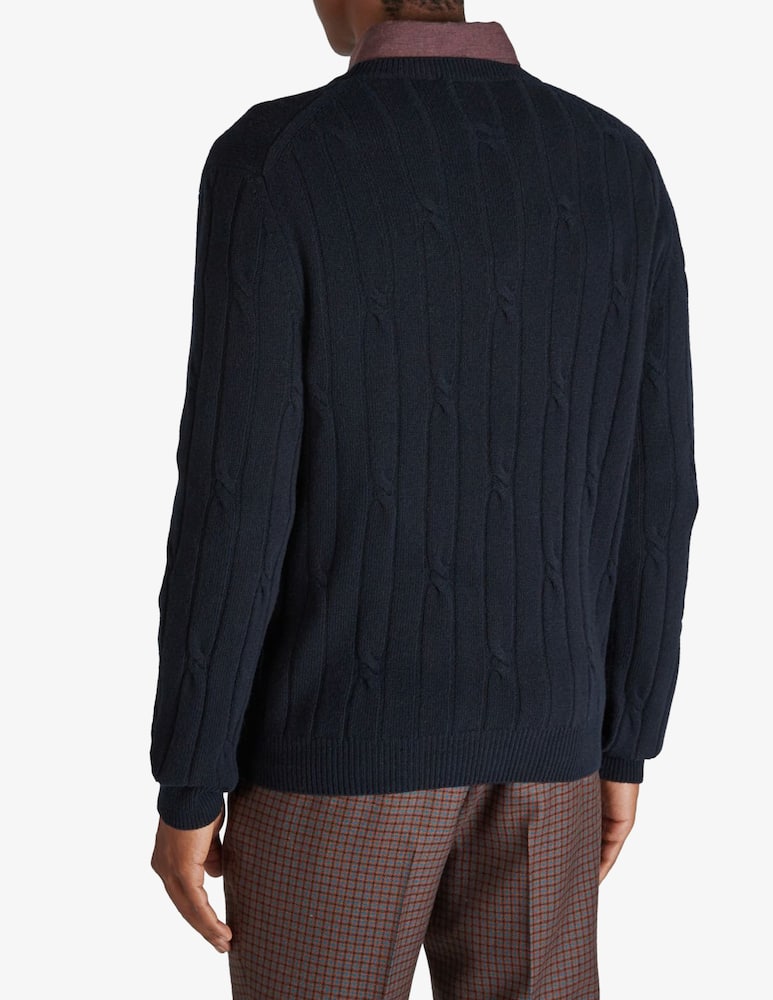 Slowear Maglia slim in lana e cashmere - immagine 3
