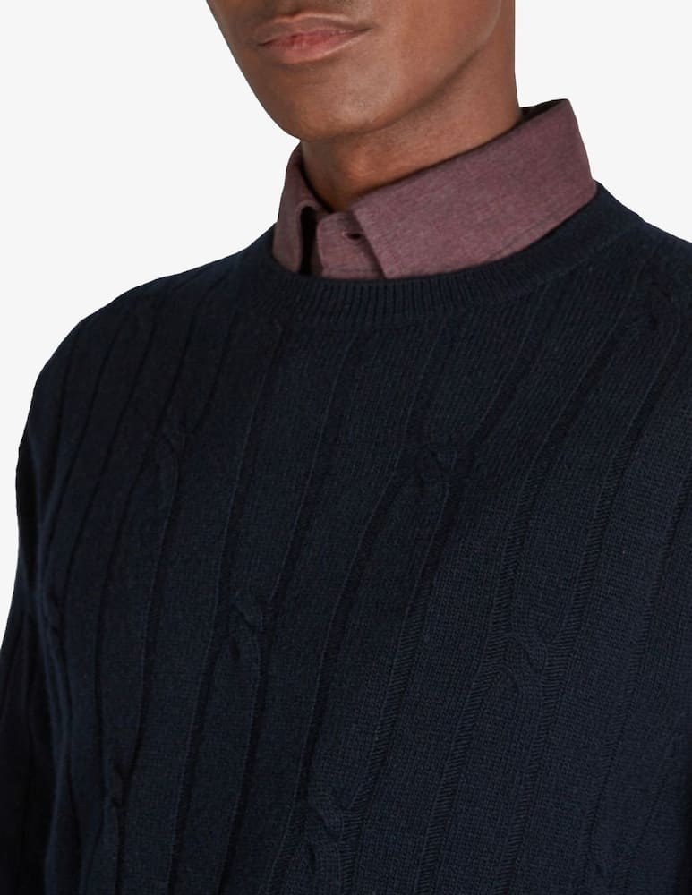 Slowear Maglia slim in lana e cashmere - immagine 4