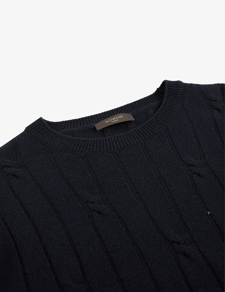 Slowear Maglia slim in lana e cashmere - immagine 5