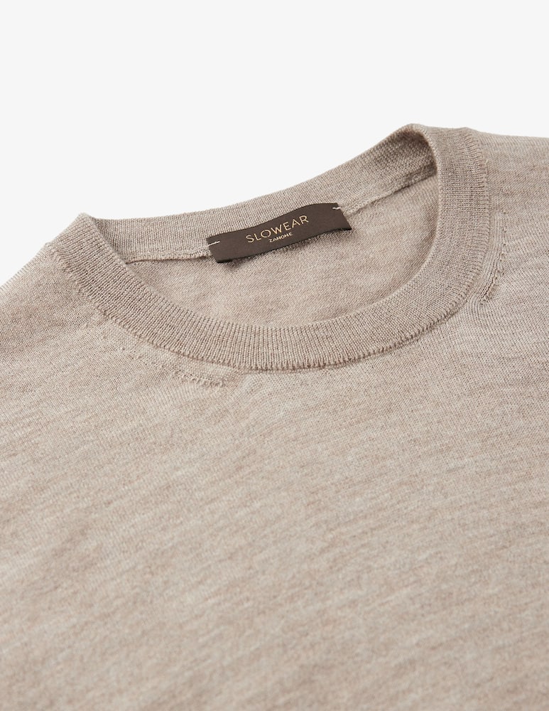 Slowear Cashmere silk crewneck jumper - picture 5 Slowear Cashmere silk crewneck jumper - picture 5