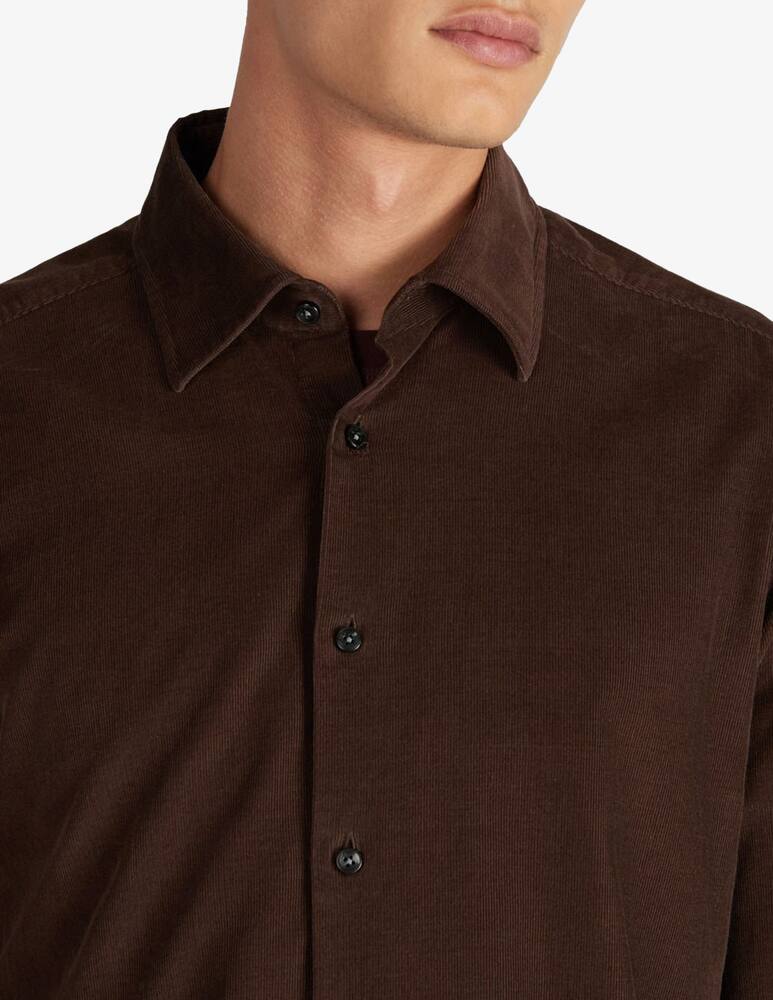 rinascente Slowear Camicia regular fit in velluto a coste