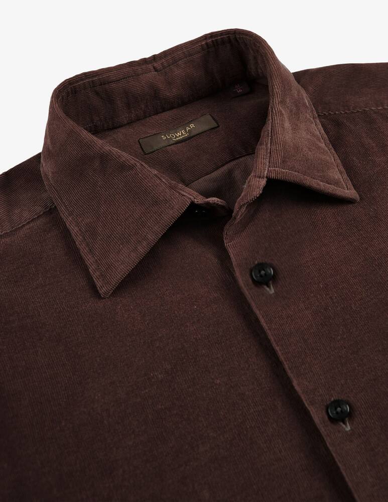 rinascente Slowear Camicia regular fit in velluto a coste