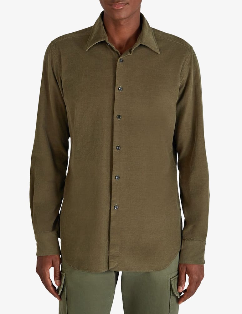 rinascente Slowear Camicia regular fit in velluto a coste