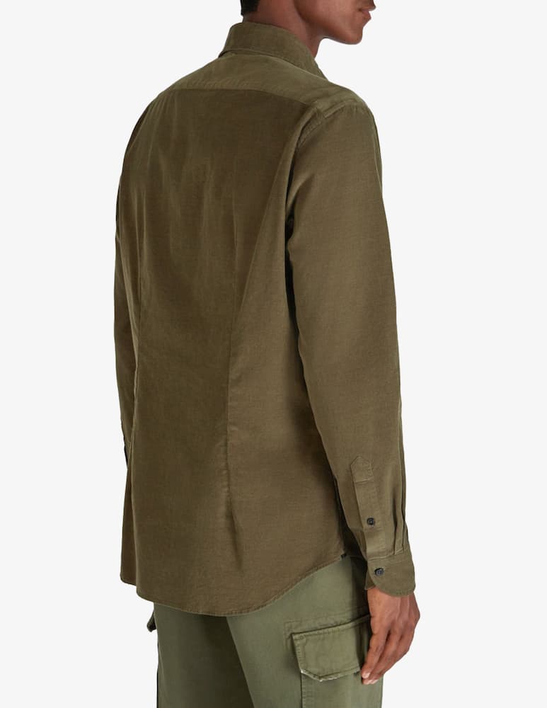 rinascente Slowear Camicia regular fit in velluto a coste