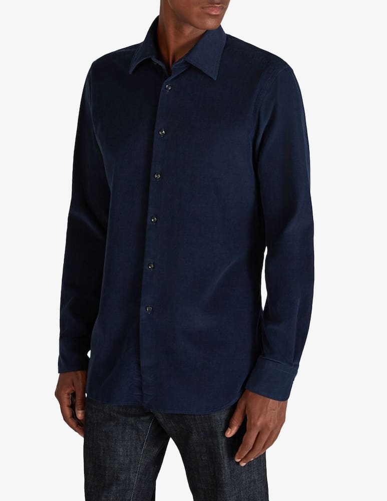 rinascente Slowear Camicia regular fit in velluto a coste