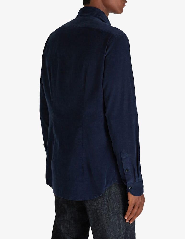 rinascente Slowear Camicia regular fit in velluto a coste