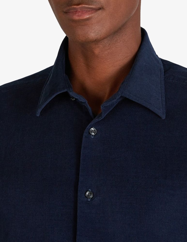 rinascente Slowear Camicia regular fit in velluto a coste