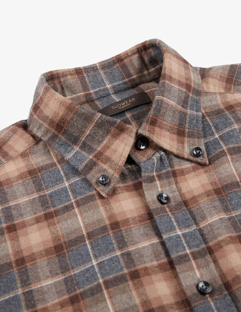 rinascente Slowear Camicia in flanella regular fit