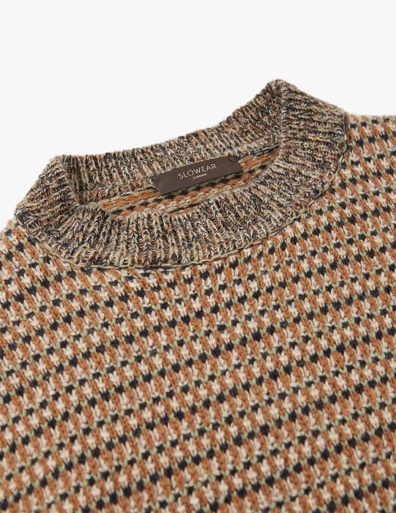 Slowear Geelong wool crewneck jumper - picture 5